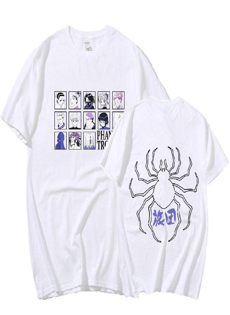 Eckek - Japan Anime Hunter X Hunter T-Shirt Men Fashion T Shirt Phantom Troupe Clothes Hisoka Chrollo Tops Tees Camiseta Camiseta Tops - Image 1