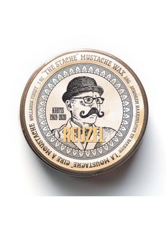 Reuzel The Stache Mustache Wax Strong Hold Low Shine Beeswax Tame And Train Unruly Coarse Hair Perfect For Creating Your Signature Style Light Orange And Mint Scent 1 Oz  - Image 2