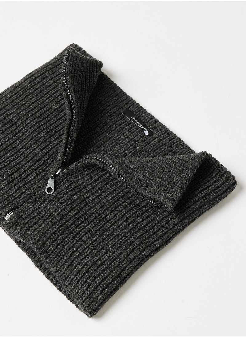 trendyol - Snood Scarf - Gray - Image 1