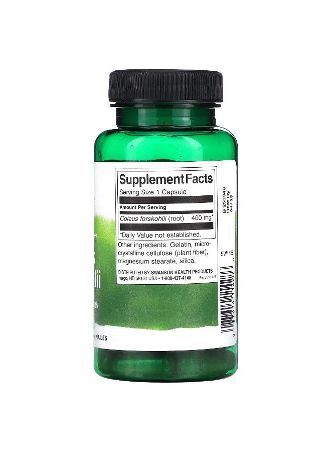 Swanson, Full Spectrum Coleus Forskohlii, 400 mg, 60 Capsules - Image 2