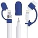 Cozy Pencil Combo Pack Compatible with Apple 1st Generation Accessories Includes Cap Holder Charging Adapter Tether and Nib Protector Navy Blue 3Piece - Image 2