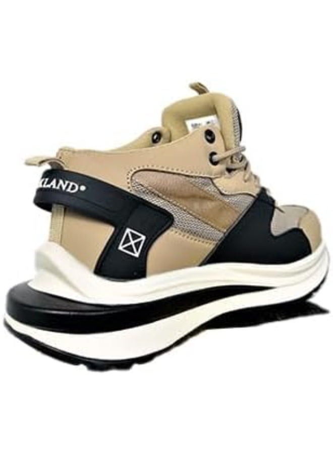 Workland PUM SBP Mid-Ankle Protective Safety Shoe - Light Brown - Image 2