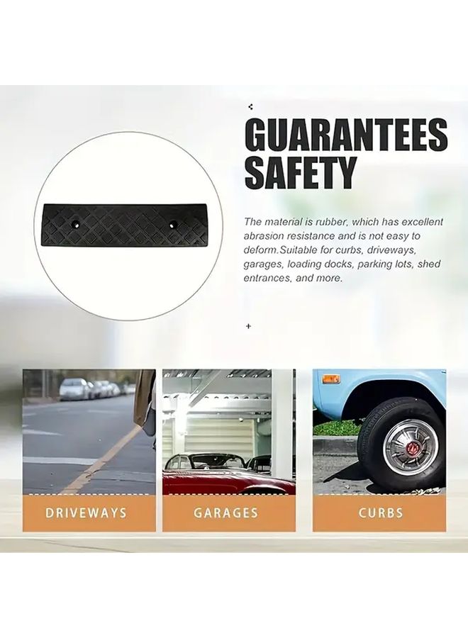 PVC Portable Car Tire Ramp Non Slip Mat For Curbs And Slopes Driveways - Image 5