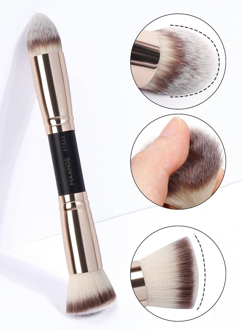 مانجي فرش مكياج الأساس من مانج، قطعتان فاخرتان برأسين - Image 3