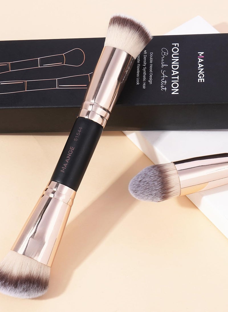 مانجي فرش مكياج الأساس من مانج، قطعتان فاخرتان برأسين - Image 5