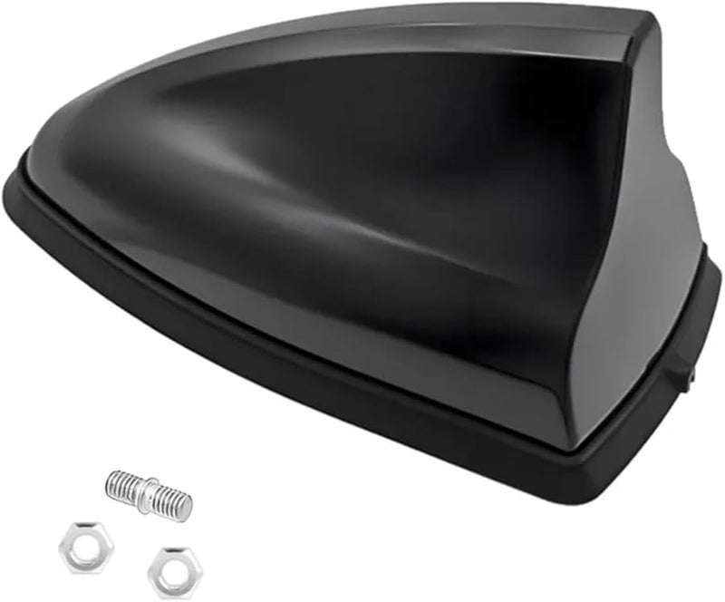 Black Car Antenna Cover Roof Tail Wing Base Replacement For Kia - Image 1