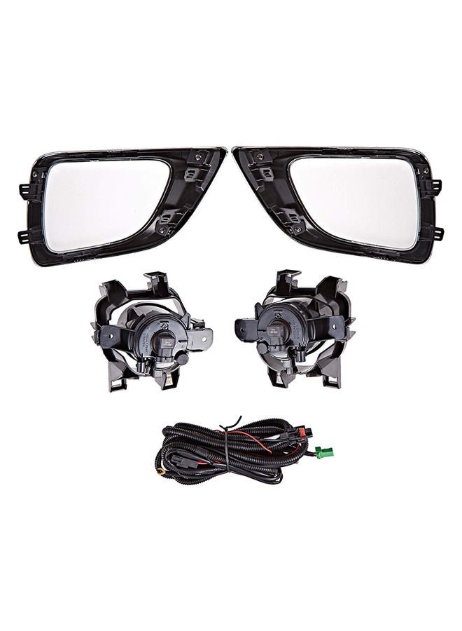 DLAA مجموعة DLAA من 2 مصباح ضباب NS722 مناسب لنافارا | فرونتير | NP300 2015-حتى الآن مع أسلاك ومفتاح - Image 2