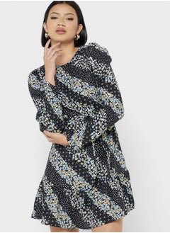 DOROTHY PERKINS Floral Print Belted Dress  - Image 1