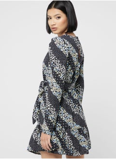 DOROTHY PERKINS Floral Print Belted Dress  - Image 2