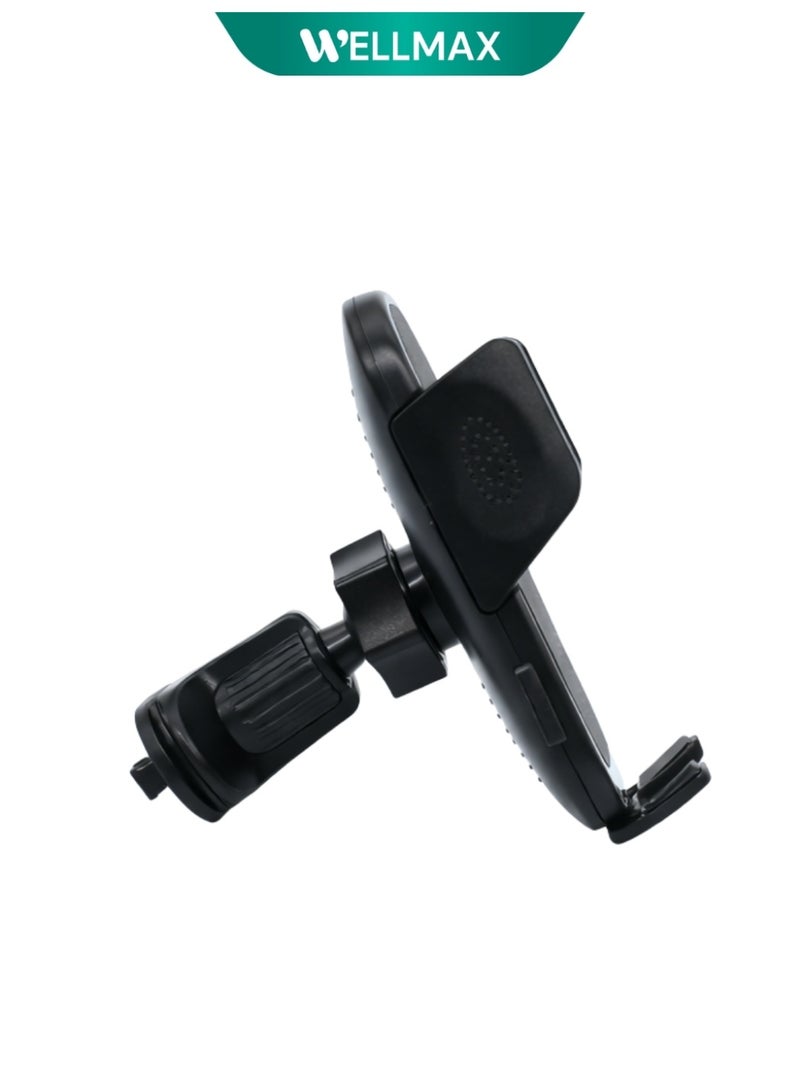 WELLMAX WM Car Mobile Phone Holder Stand Adjustable Dashboard Mount Universal 360 Rotation Phone Holder for Navigation Hands Free Driving Smartphone WMAX HOLDER60 - Image 3