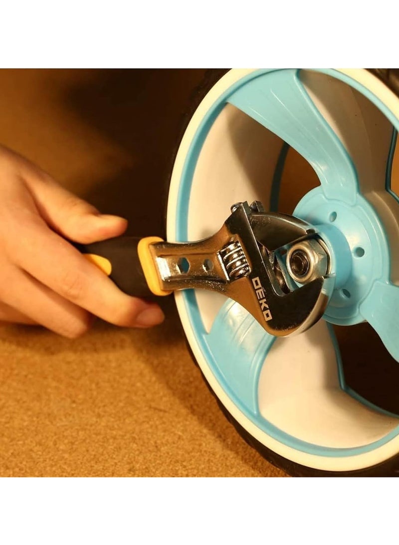 Mechanics Tool Set Black & Yellow,Socket Wrench Auto Repair Tool Combination Mixed Tools Set Hand Tool Kit with Plastic Toolbox Organizer Storage Case 198pcs Mechanics Tool Set - Image 4