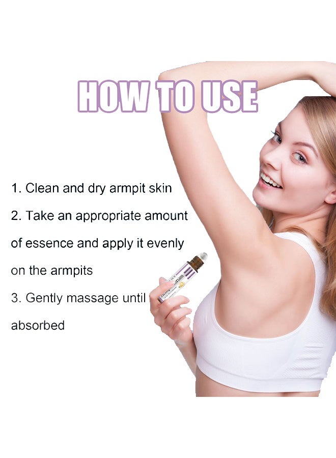 OUHOE Armpit Serum - 72h Of Dry Underarms  ,Brightening Booster Cream, Dark Spot Cream,Underarm Cream Body  Parts Knees Elbows Inner Thigh 10ml  - Image 4