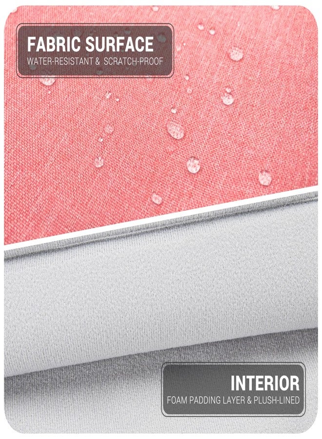 MicaYoung 15.6-16 Inch Laptop Sleeve Shoulder Bag Notebook Chromebook Computer Carrying Case Compatible with 15.6 inch Acer Asus Dell HP Thinkpad, Pink - Image 5
