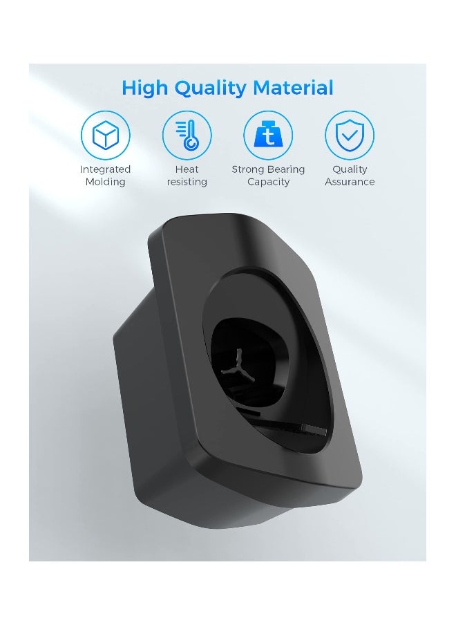 Mobile Charger Holder Wall Mount, Charging Cable Organizer with Anti-drop Design for Mobile Connector, Wall Connector for Model 3 Model Y, Compatible with Tesla Models, Black