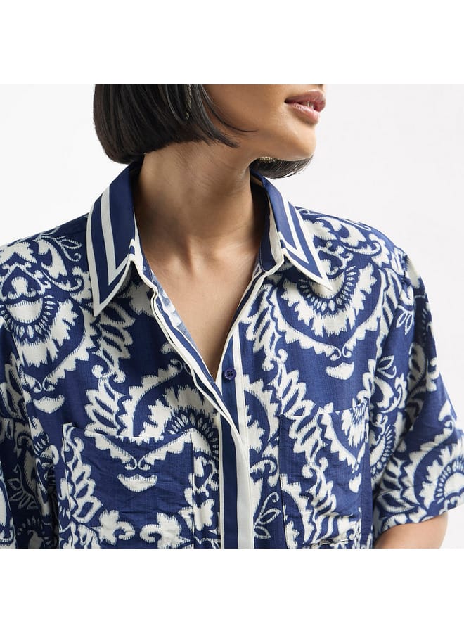 Splash FAV All-Over Print Shirt with Short Sleeves  - Image 4