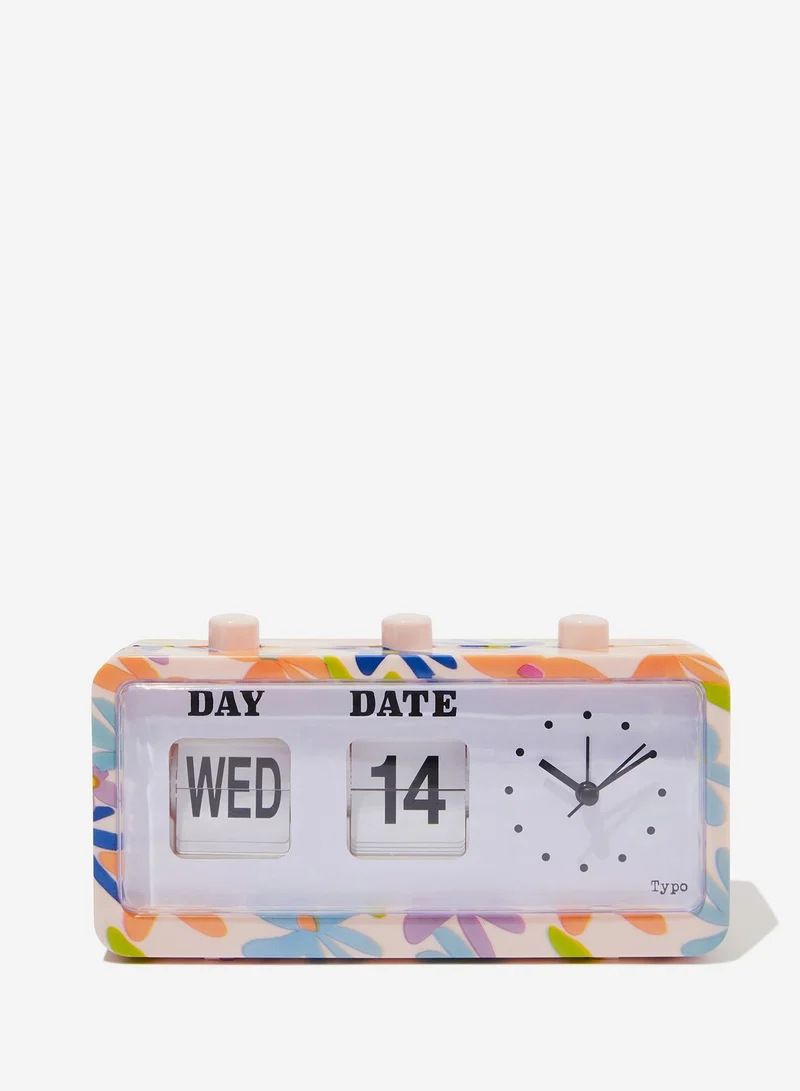 Typo Retro Flip Clock