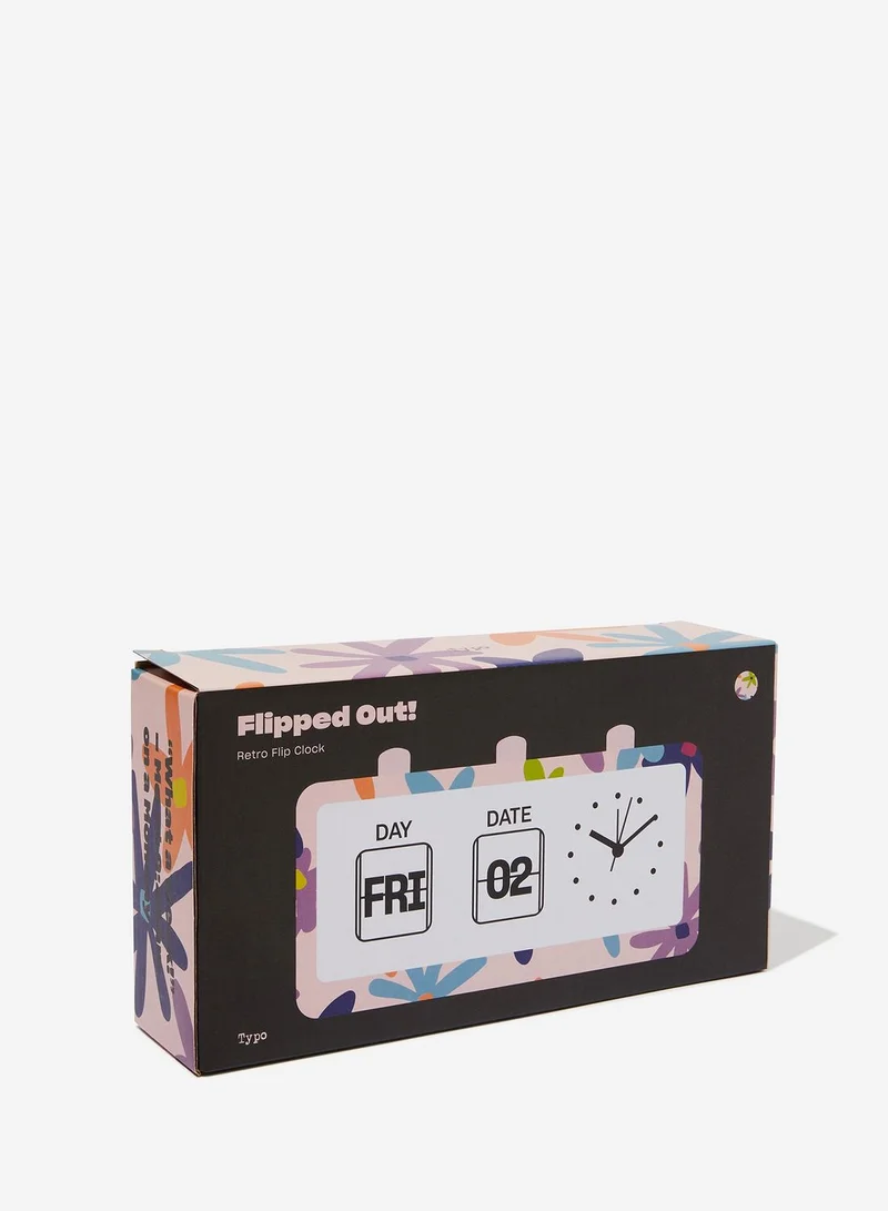 Typo Retro Flip Clock