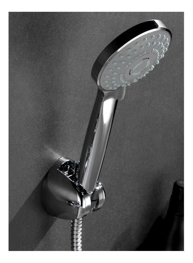 HESANIT Logic Single Lever Bathroom Mixer With Hand Shower Set Chrome - 4002C - Image 3