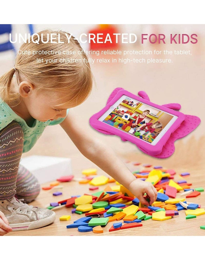 ELTRAZONE iPad case for Kids, Feitenn 3D Cartoon Butterfly Non-Toxic EVA Light Weight Kid Proof Shockproof case with Kickstand for ipad 5/ ipad 6 /ipad pro 9.7/ New iPad 2017 case (ROSE) - Image 5