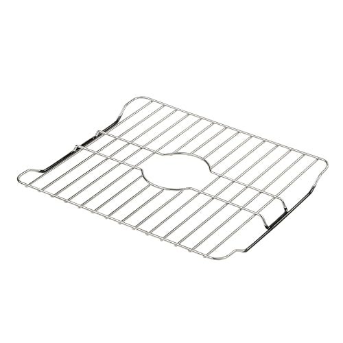 SunnyPoint 304 Stainless Steel Sink Protector Rack – Rust-Resistant Grid for Kitchen Sink Bottom, Scratch Prevention, Drainage Support, Fits Sinks 16.15" x 12.4", Center Drain Hole Required - Image 1