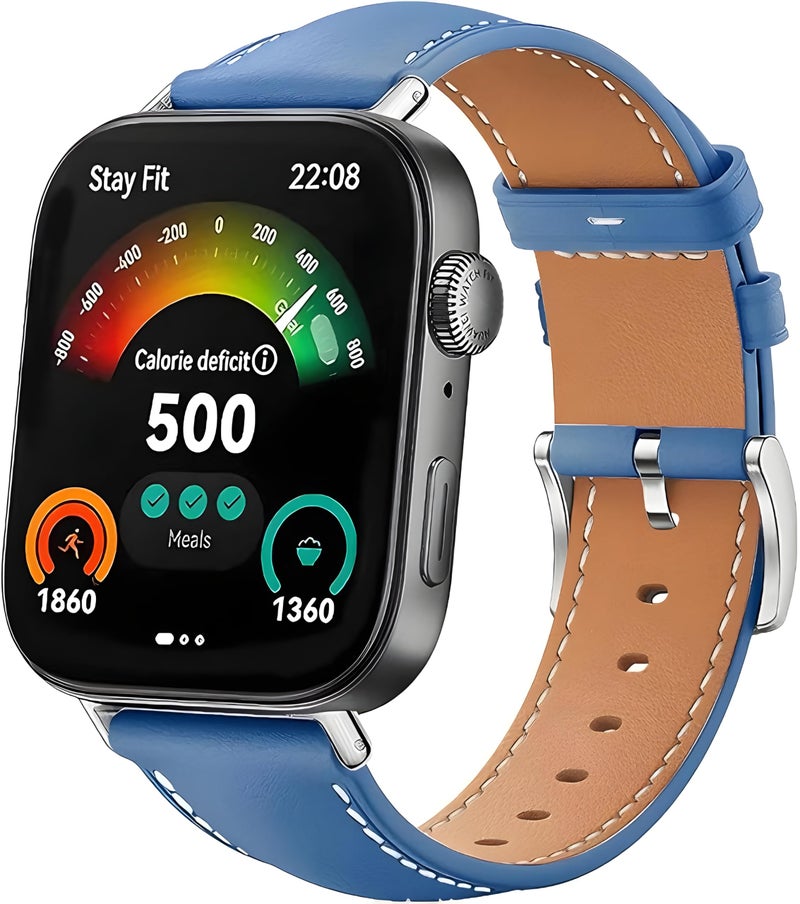 NEXT STORE Genuine Leather Strap Compatible with Huawei Watch Fit 3 – Premium Replacement Smartwatch Band - Image 1