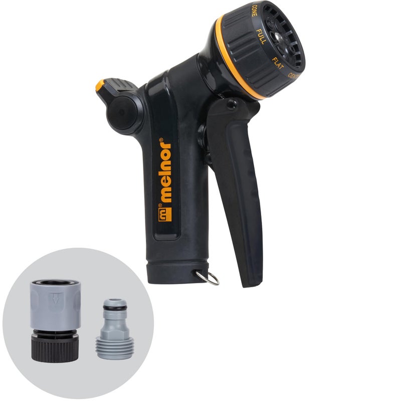 Melnor 65142AMZ Metal Front Trigger 8 Patter Nozzle - Image 1