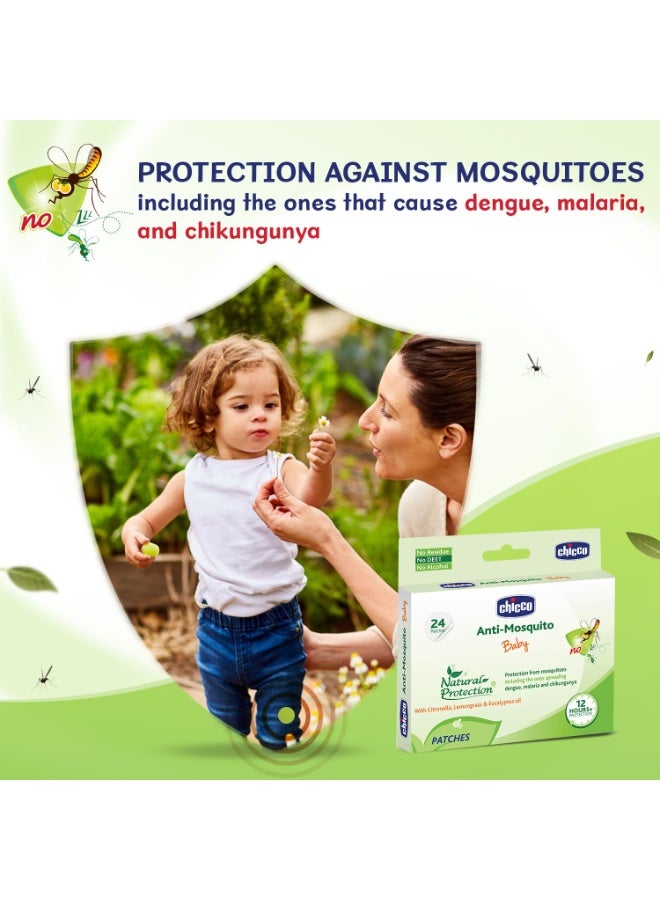 Chicco Anti-Mosquito Baby Patches with the natural protection of 12+ Hours, 1 Pack (24 Patches Inside) - Image 3