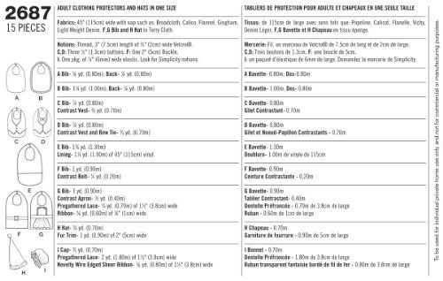Simplicity 2687 Clothing Protector Sewing Pattern for Adult Men and Women by Faith Van Zanten, One Size - Image 3