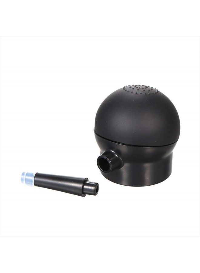Immetee Hair Fibers Pump Fiber Applicator, Spray Application Atomizador Nozzle for Hair Building Fibers Hair Thickening Tools (BLACK) - Image 3