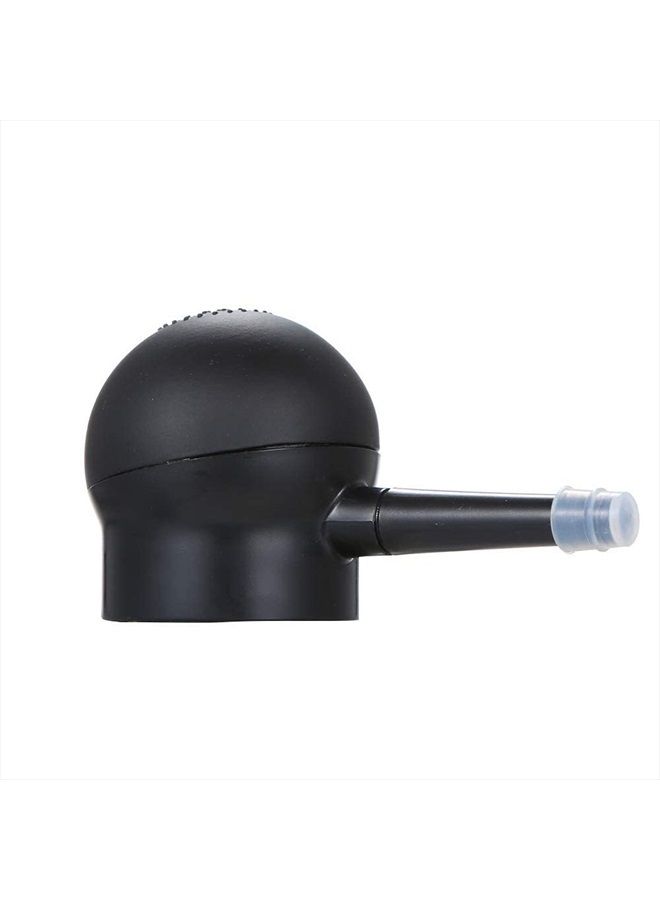 Immetee Hair Fibers Pump Fiber Applicator, Spray Application Atomizador Nozzle for Hair Building Fibers Hair Thickening Tools (BLACK) - Image 2