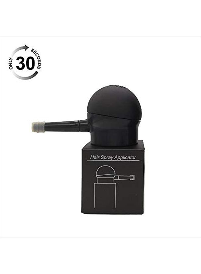 Immetee Hair Fibers Pump Fiber Applicator, Spray Application Atomizador Nozzle for Hair Building Fibers Hair Thickening Tools (BLACK) - Image 4