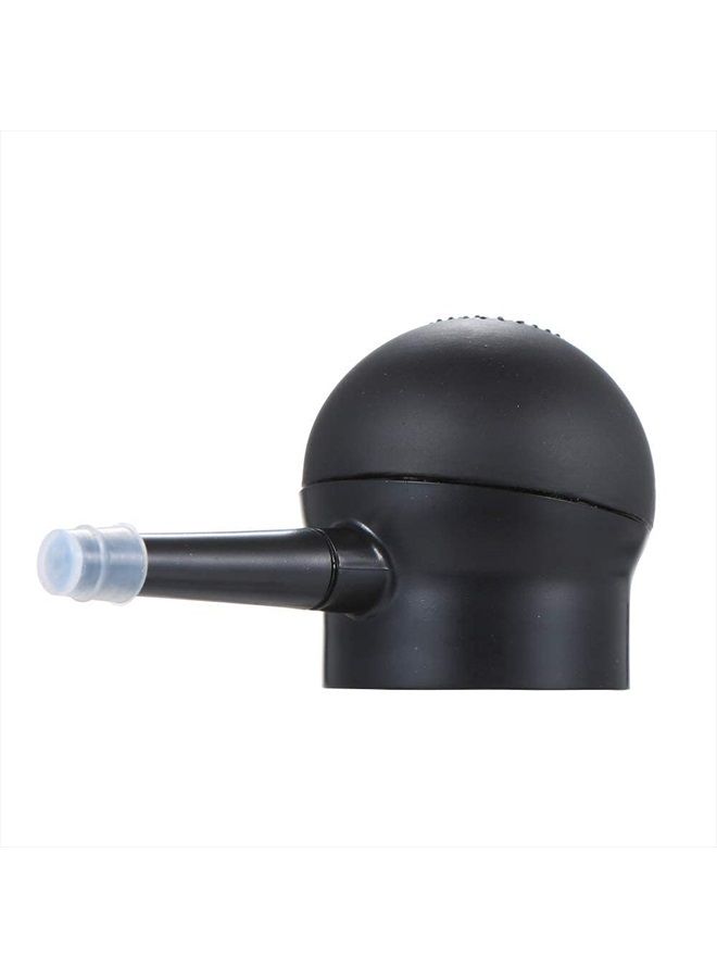 Immetee Hair Fibers Pump Fiber Applicator, Spray Application Atomizador Nozzle for Hair Building Fibers Hair Thickening Tools (BLACK) - Image 1