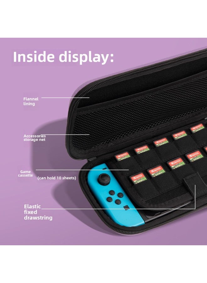 Loquat Nintendo Switch/oled Storage Bag NS Portable Hard Shell Protective Case Spot Game Machine Accessories Bag Wholesale-Model:Purple 【Nintendo Switch OLED/NS Universal Storage Bag】  - Image 4