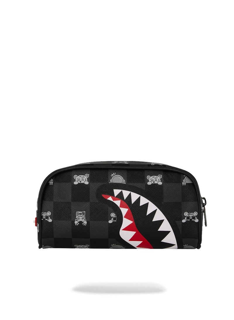 SPRAYGROUND حقيبة فحص شخصية رمادية - Image 1
