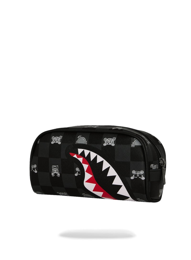 SPRAYGROUND حقيبة فحص شخصية رمادية - Image 3