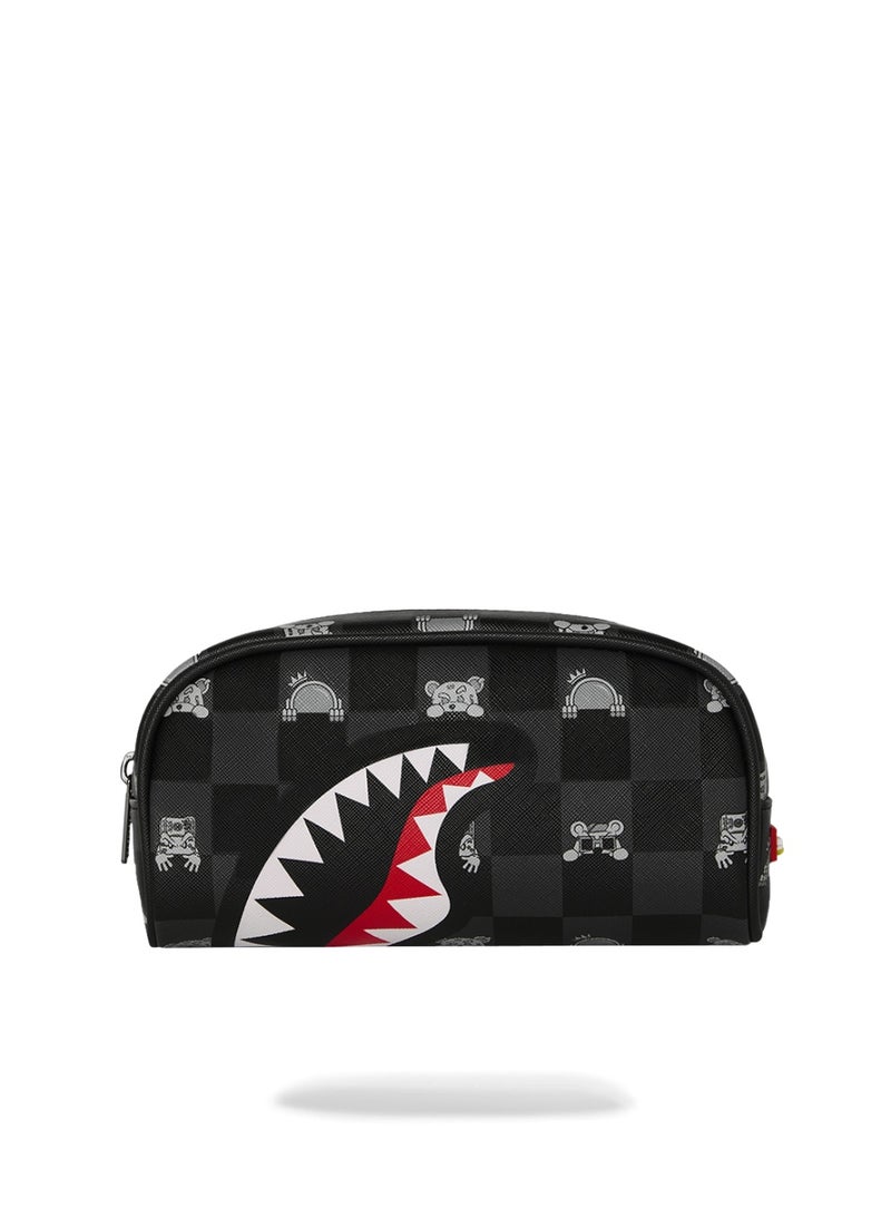SPRAYGROUND حقيبة فحص شخصية رمادية - Image 4