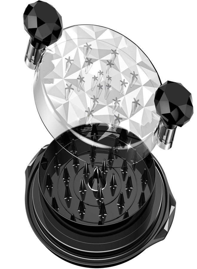 Aopigavi Chicken Shredder with Brush 10" Pro Chicken Shredder Tool Twist Stable Anti-Slip BPA Free Meat Shredder Tool Twist Ergonomic Handle Meat Grinder Dishwasher-safe Transparent Lid Black - Image 1