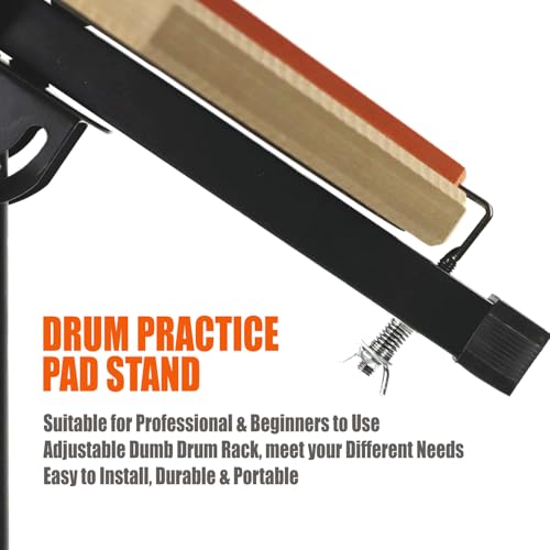 Softline Pro Drum Practice Pad Stand, Foldable Drum Pad Stand Adjustable Height (SP 110) - Image 4