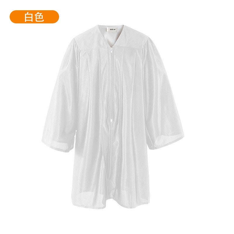 Jing Zhe Rui 2026 New Kids Graduation Gown Set with Cap - Kindergarten Elementary School Ceremony Dress, Knit Fabric, Unisex, Sizes 21-36 - Image 1
