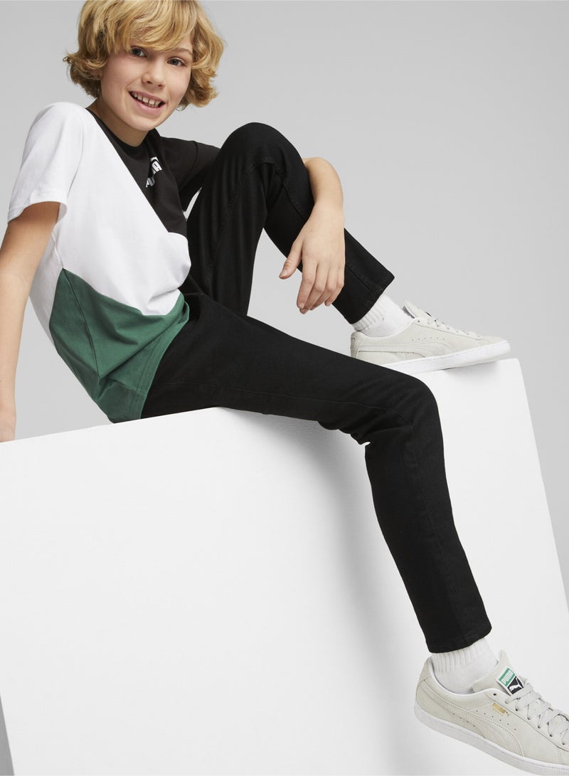 PUMA POWER CAT Kids Boys Short Sleeve T-Shirt  - Image 3