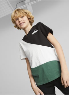 PUMA POWER CAT Kids Boys Short Sleeve T-Shirt  - Image 1