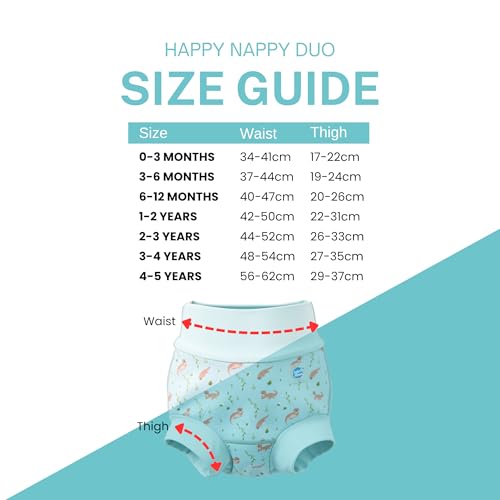 Splash About Happy Nappy Duo, Playful Otters, 3-6 Months - Image 4