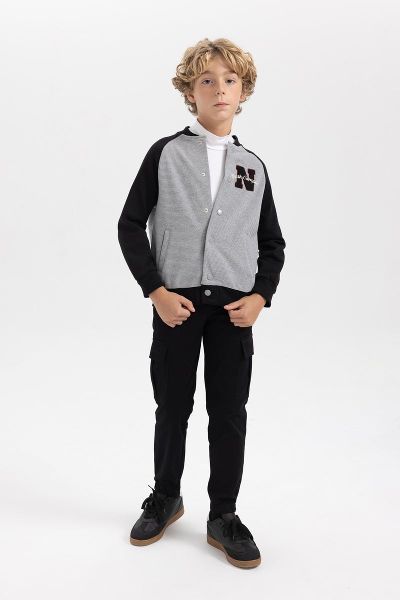 DeFacto Boy Regular Fit Crew Neck Cardigan  - Image 2