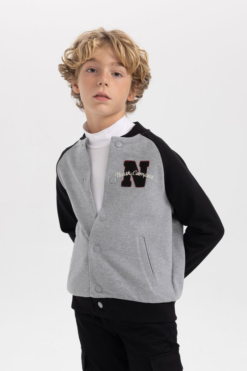 DeFacto Boy Regular Fit Crew Neck Cardigan  - Image 5