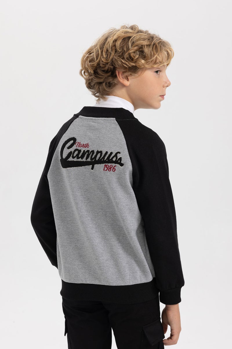 DeFacto Boy Regular Fit Crew Neck Cardigan  - Image 1