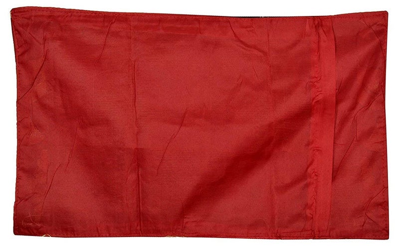 Peponi Cotton Silk Blend 1 Double Bedsheet with 2 Pillow Covers - Floral Maroon, Gold - Image 4