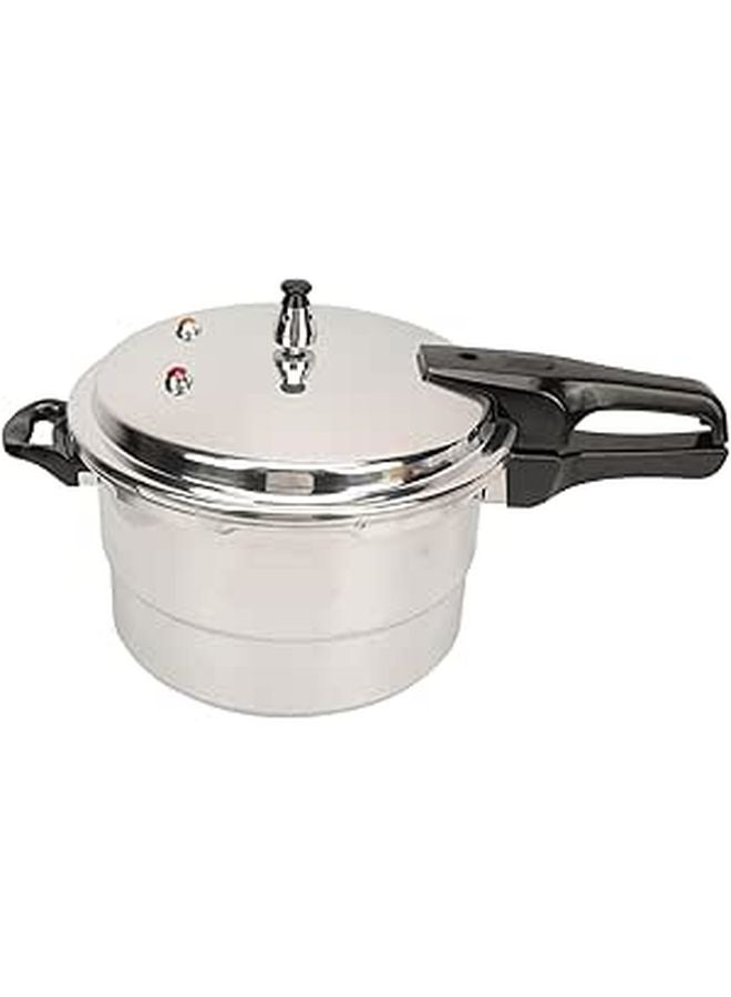 Multi Purpose Aluminum Pressure Cooker 18CM Induction Compatible Safety Valve Anti Clogging - Image 1