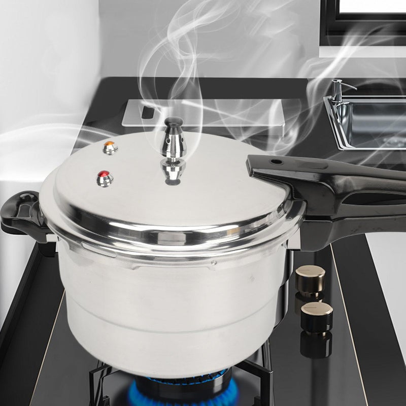 Multi Purpose Aluminum Pressure Cooker 18CM Induction Compatible Safety Valve Anti Clogging - Image 5