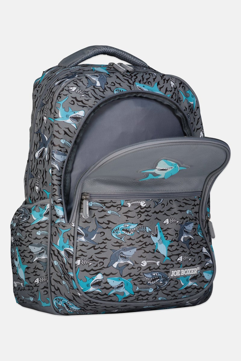 Joe Boxer Kids Boy Graphic Print Backpack, Multicolor - Image 3