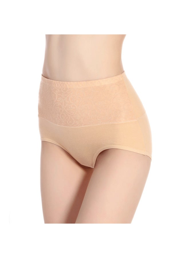 Plus Size Cotton Women's Underwear High Waist Plus Fat Women's Underwear Cotton Mother Briefs - Image 1